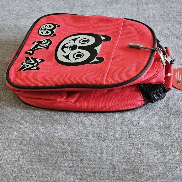 Native Explore Insulated Lunch Bag Red Zip Up Bear And Friends By Simone Diamond - Picture 5 of 15